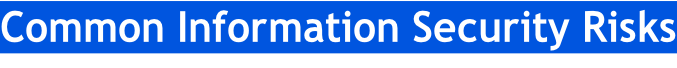 Common Information Security Risks